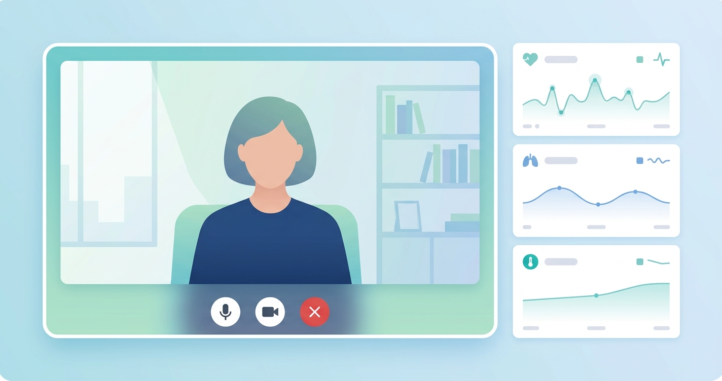 How to Present Real-Time Vital Signs in the Provider Video Interface